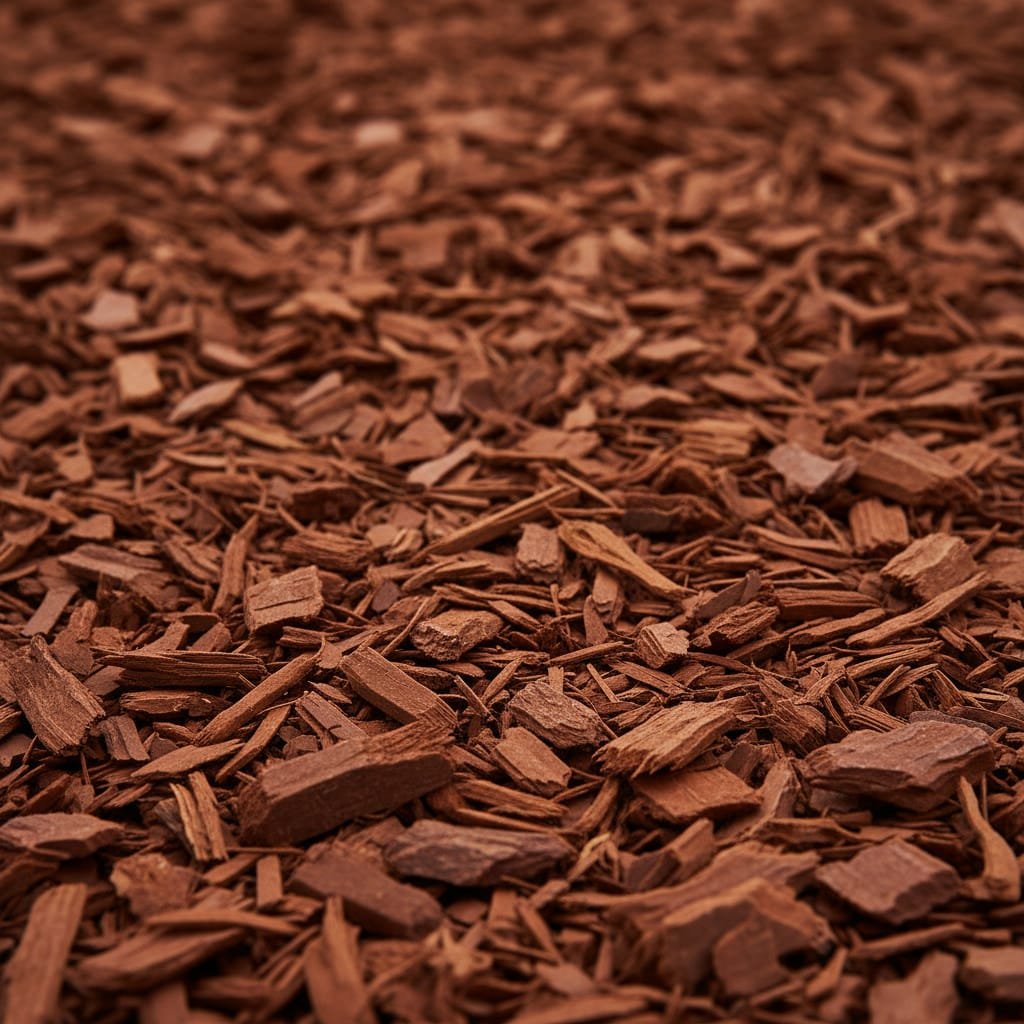 Terracotta Mulch quarry material